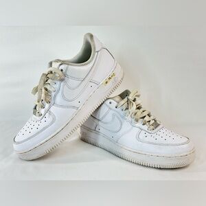 #1802 Nike Air Force 1 '07 Low Triple White CW2288-111 Size 8